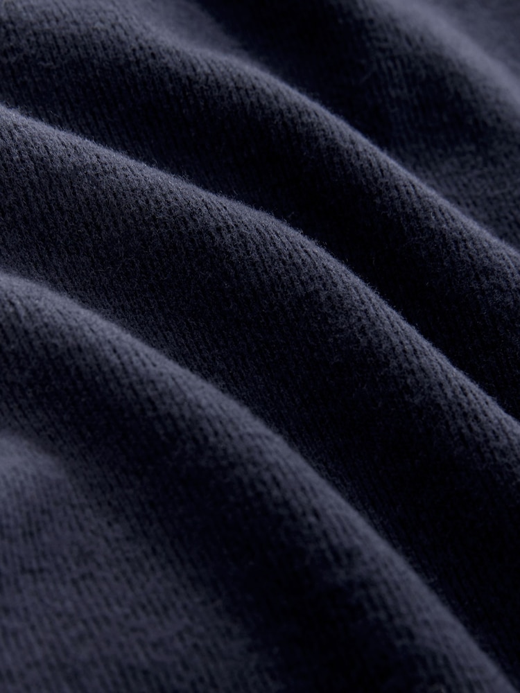 Navy Maternity Cosy Wide Leg Trousers - Image 9 of 9