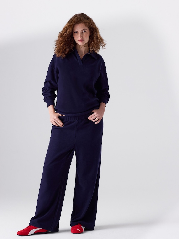 Marinha - Maternity Cosy Polo Top - Imagem 2 de 10