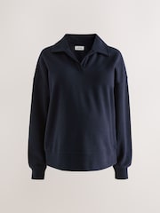 Marinha - Maternity Cosy Polo Top - Imagem 7 de 10