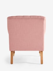 Laura Ashley Plaster Pink Westham Weave Ropsley Accent Chair - Image 8 of 8