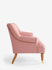 Laura Ashley Plaster Pink Westham Weave Ropsley Small 2 Seater Sofa - Image 7 of 8