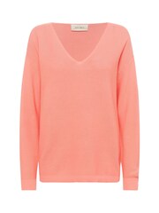 Cream Pink CRSillar Pullover 100% Cotton Jumper - Image 4 of 5