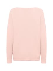 Cream Pink CRSillar V-Neck Pullover 100% Cotton Jumper - Image 4 of 4