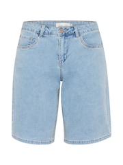 Cream CRLone Mid-Blue Denim Shorts - Image 5 of 6