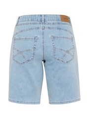 Cream CRLone Mid-Blue Denim Shorts - Image 6 of 6