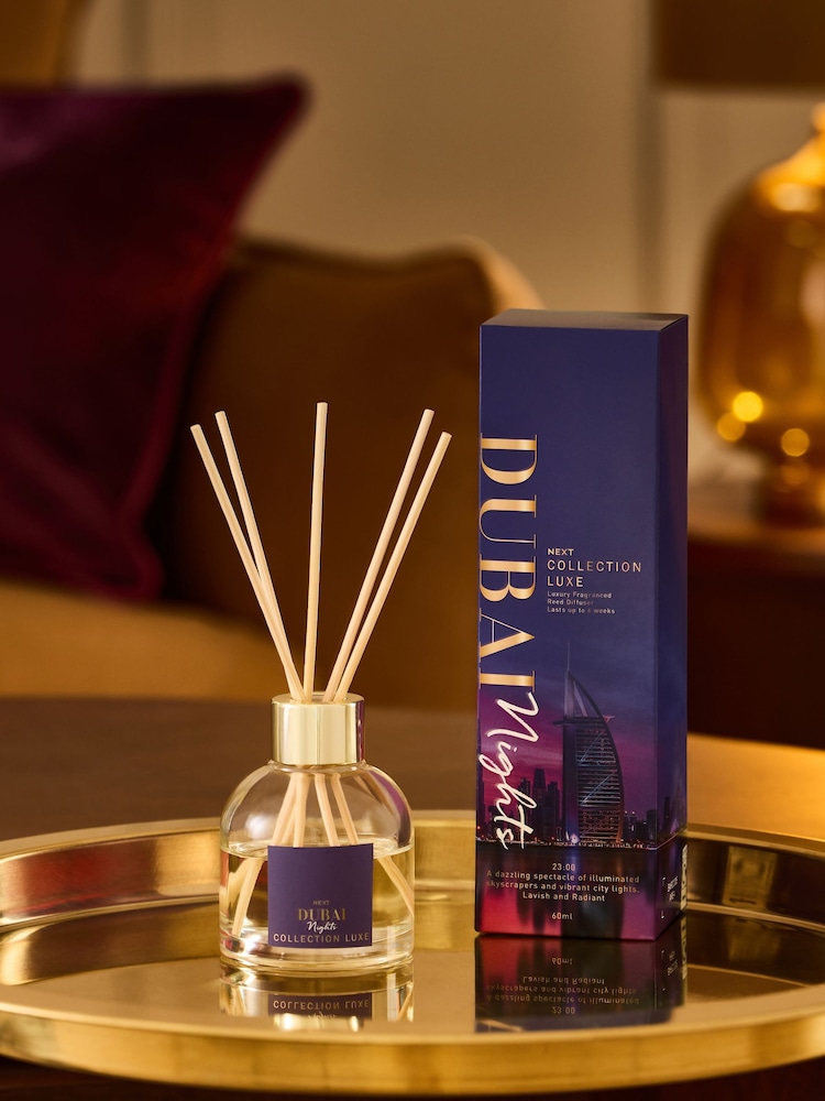Collection Luxe Dubai Nights Oud, Pink Pepper & Cardamom 60ml Diffuser - Image 1 of 3 Collection Luxe Dubai Nights Oud, Pink Pepper & Cardamom 60ml Diffuser - Image 1 of 3