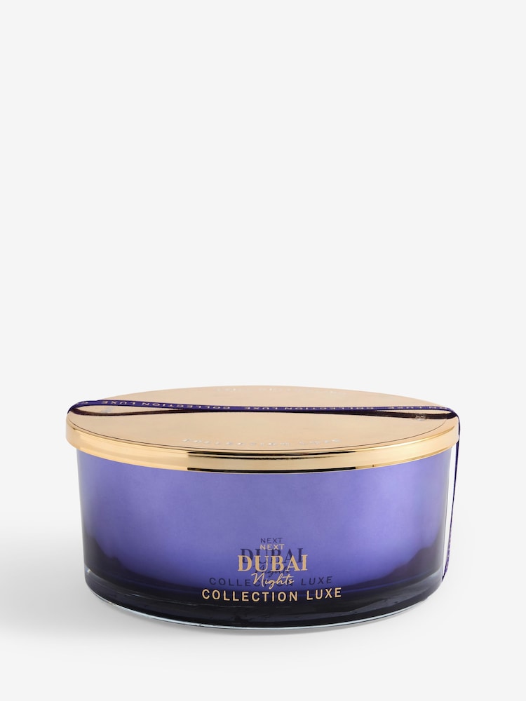 Dubai Nights Oud, Pink Pepper & Cardamom Collection Luxe 3 Wick Candle - Image 4 of 4 Dubai Nights Oud, Pink Pepper & Cardamom Collection Luxe 3 Wick Candle - Image 4 of 4
