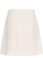 Soaked in Luxury SLCorinne A-line Silhouette Mini White Skirt - Image 6 of 6