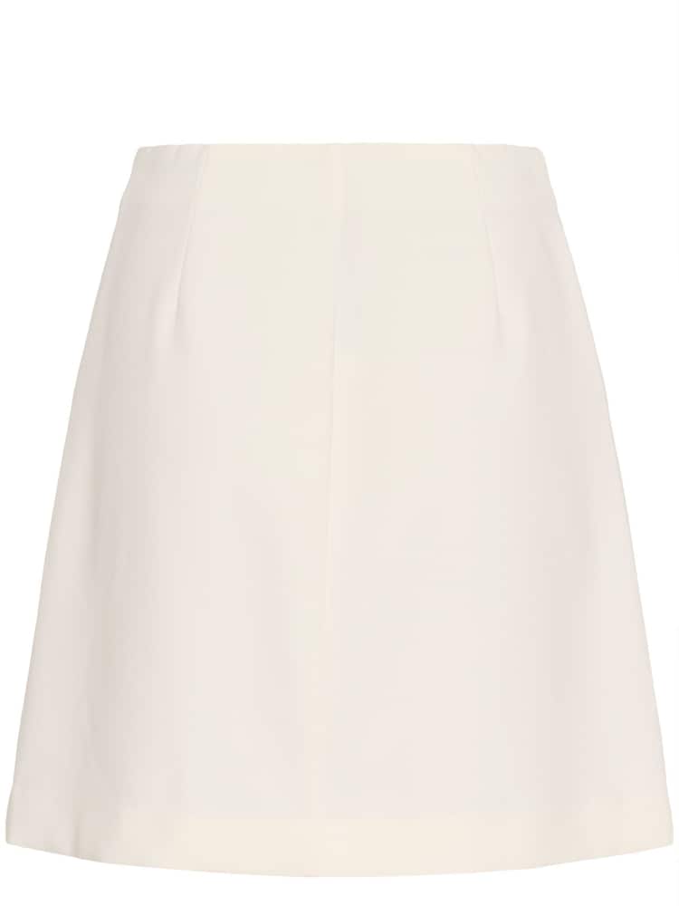 Soaked in Luxury SLCorinne A-line Silhouette Mini White Skirt - Image 6 of 6