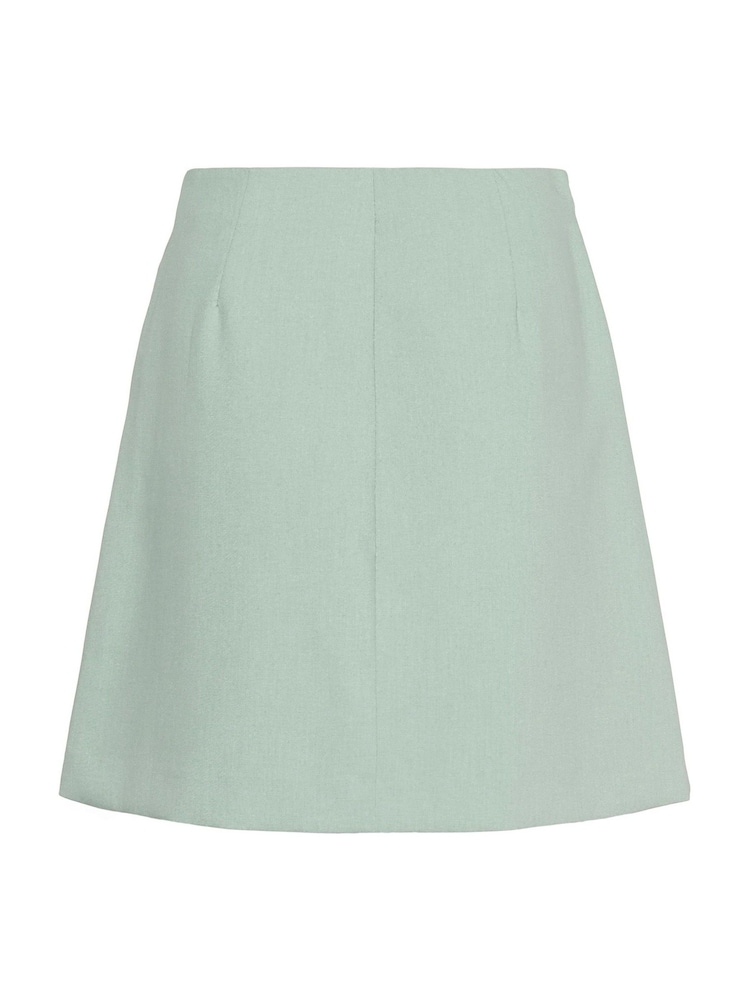 Soaked in Luxury Green SLCorinne A-line Silhouette Mini Skirt - Image 6 of 6