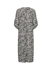 Soaked in Luxury SLZaya Knee-length Half Sleeves Black Dress - Image 5 of 5