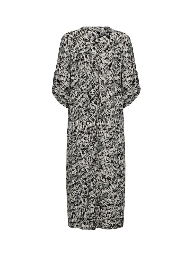 Soaked in Luxury SLZaya Knee-length Half Sleeves Black Dress - Image 5 of 5