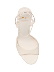 Kate Spade Heart Heel White Sandal - Image 6 of 6