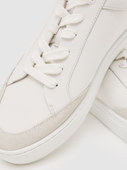 Reiss White Finton Trainers - Image 5 of 5