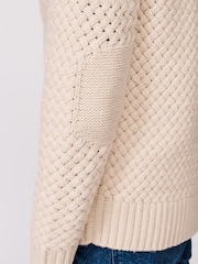 Aubin Natural Frampton Shawl Cardigan - Image 6 of 7