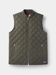 Aubin Green Anwick Quilted Gilet - Image 5 of 6
