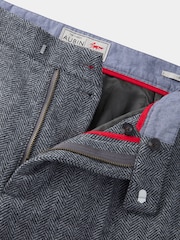 Aubin Grey Mareham Wool Suit Trousers - Image 6 of 6