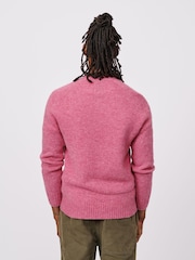 Aubin Pink Prestwick Shetland Crew Jumper - Image 2 of 5