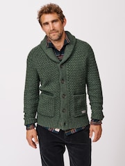 Aubin Green Frampton Shawl Cardigan - Image 4 of 7