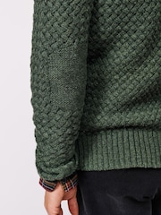 Aubin Green Frampton Shawl Cardigan - Image 6 of 7