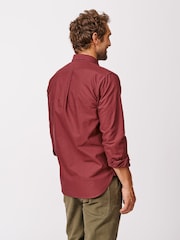 Aubin Red Aldridge Oxford Button Down 100% Cotton Shirt - Image 2 of 5