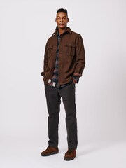 Aubin Lysaghts Wool Brown Overshirt - Image 3 of 5