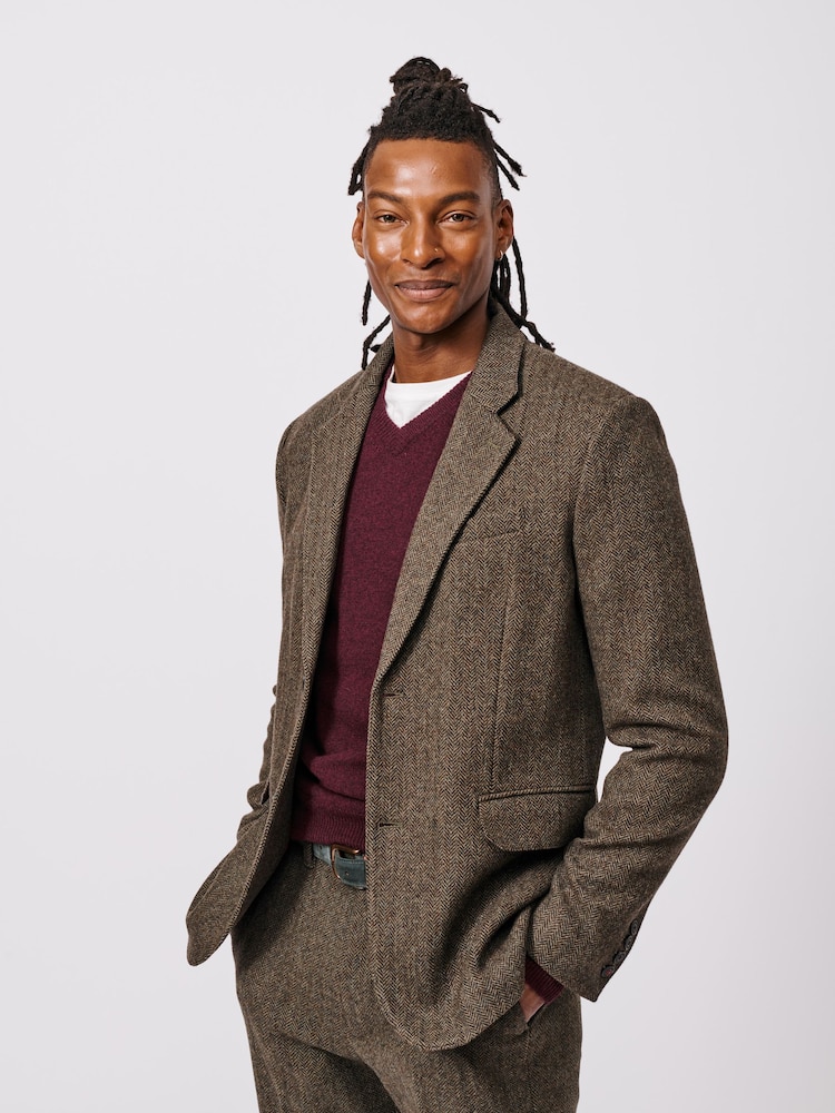 Aubin Green Pasmore Wool Suit Blazer - Imagen 1 de 7