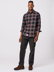 Aubin Crowle 100% Cotton Black Shirt - Image 3 of 4