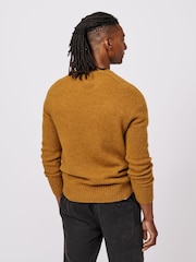 Aubin Orange Prestwick Shetland Crew Jumper - Image 2 of 5