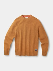 Aubin Orange Prestwick Shetland Crew Jumper - Image 5 of 5