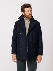 Aubin Blue Bridges Peacoat Jacket - Image 4 of 8