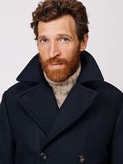Aubin Blue Bridges Peacoat Jacket - Image 6 of 8