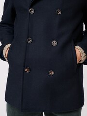 Aubin Blue Bridges Peacoat Jacket - Image 7 of 8