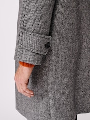 Aubin Grey Dawes Overcoat - Image 6 of 9