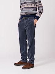 Aubin Blue Barrowby Cord 100% Cotton Trousers - Image 2 of 5