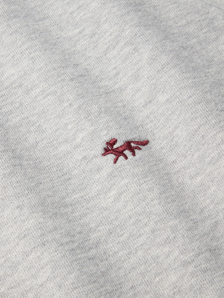 Aubin Grey Ash Crew Neck 100% Cotton Jumper - Imagem 2 de 2