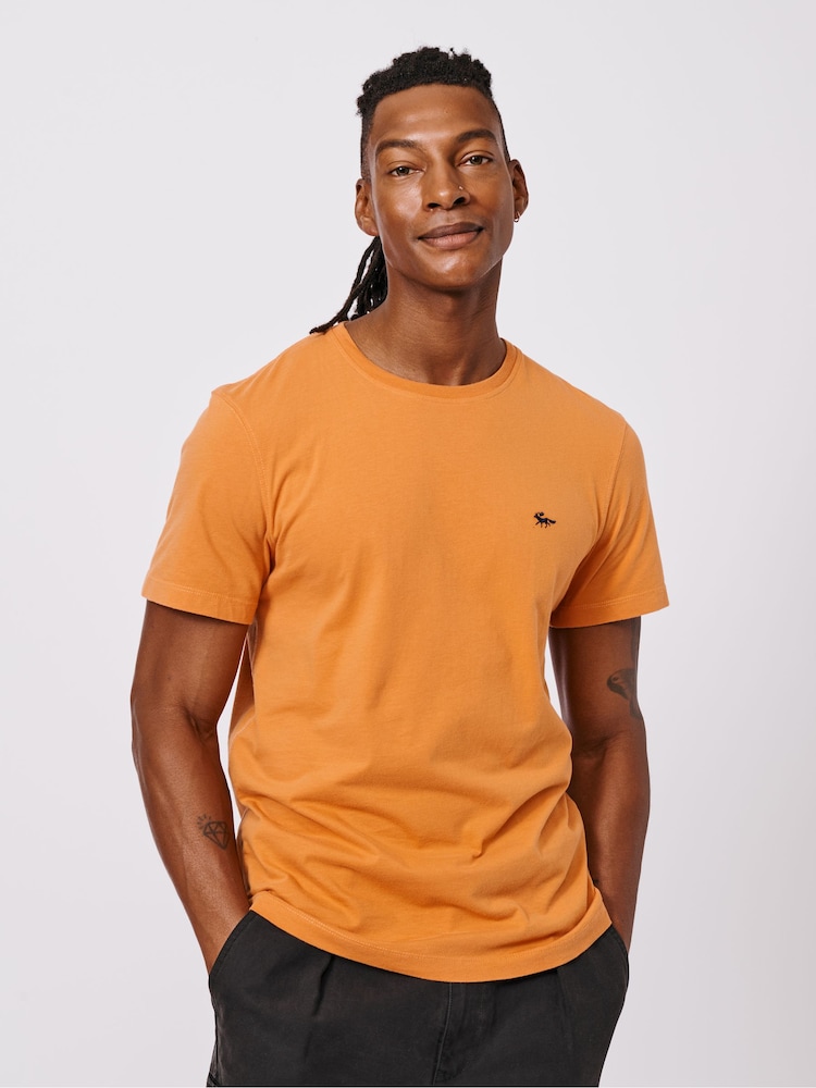 Aubin Yellow 100% Organic Cotton T-Shirt - Image 1 of 5