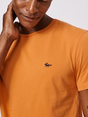 Aubin Yellow 100% Organic Cotton T-Shirt - Image 4 of 5