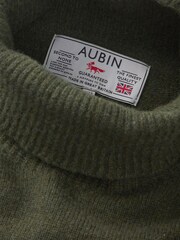 Aubin Green Taylor Cashmere Touch Roll Neck Jumper - Image 5 of 5
