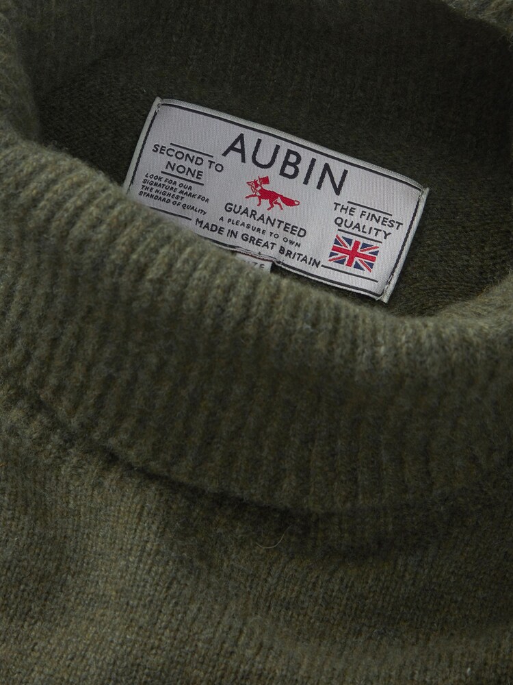 Aubin Green Taylor Cashmere Touch Roll Neck Jumper - Image 5 of 5
