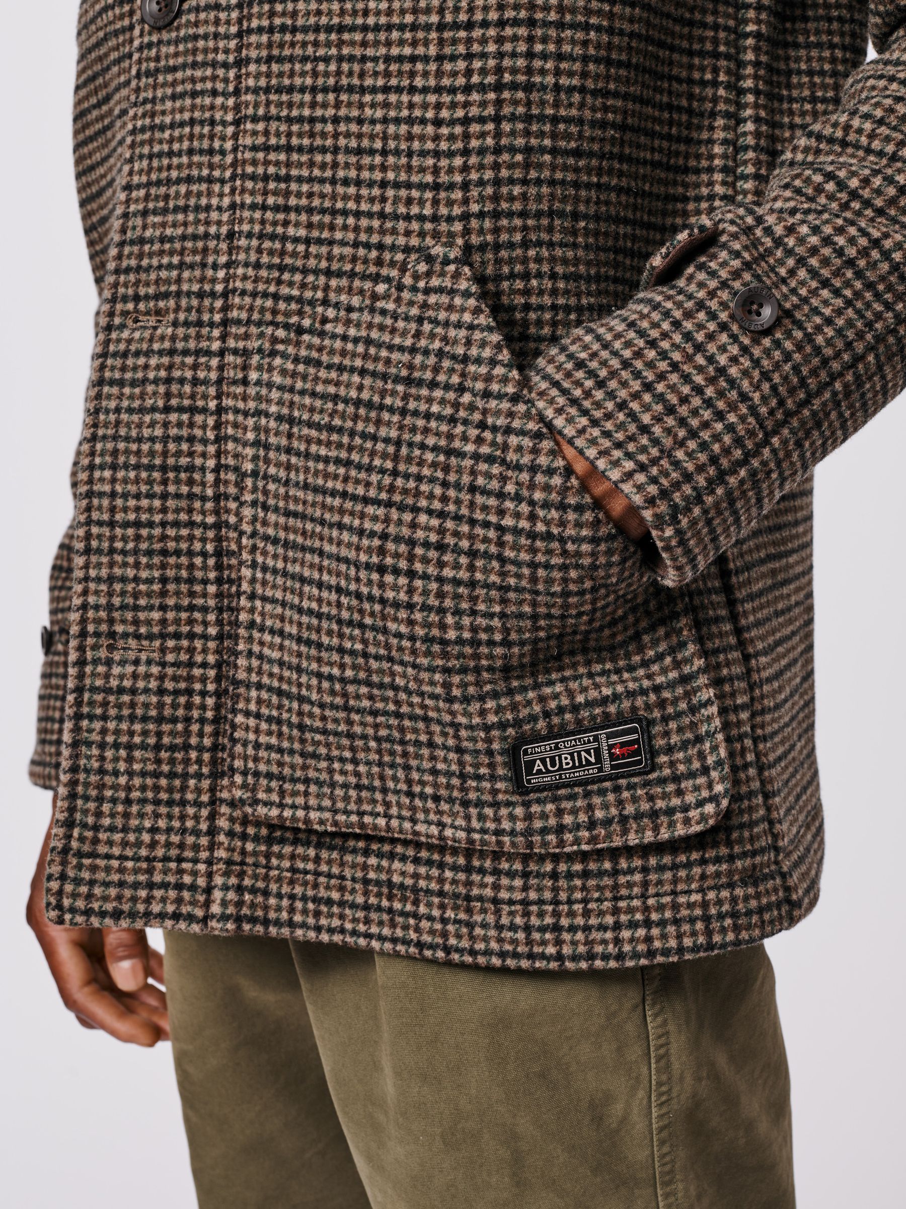 Buy Aubin Lockwood Wool Barn Brown Jacket from Next USA