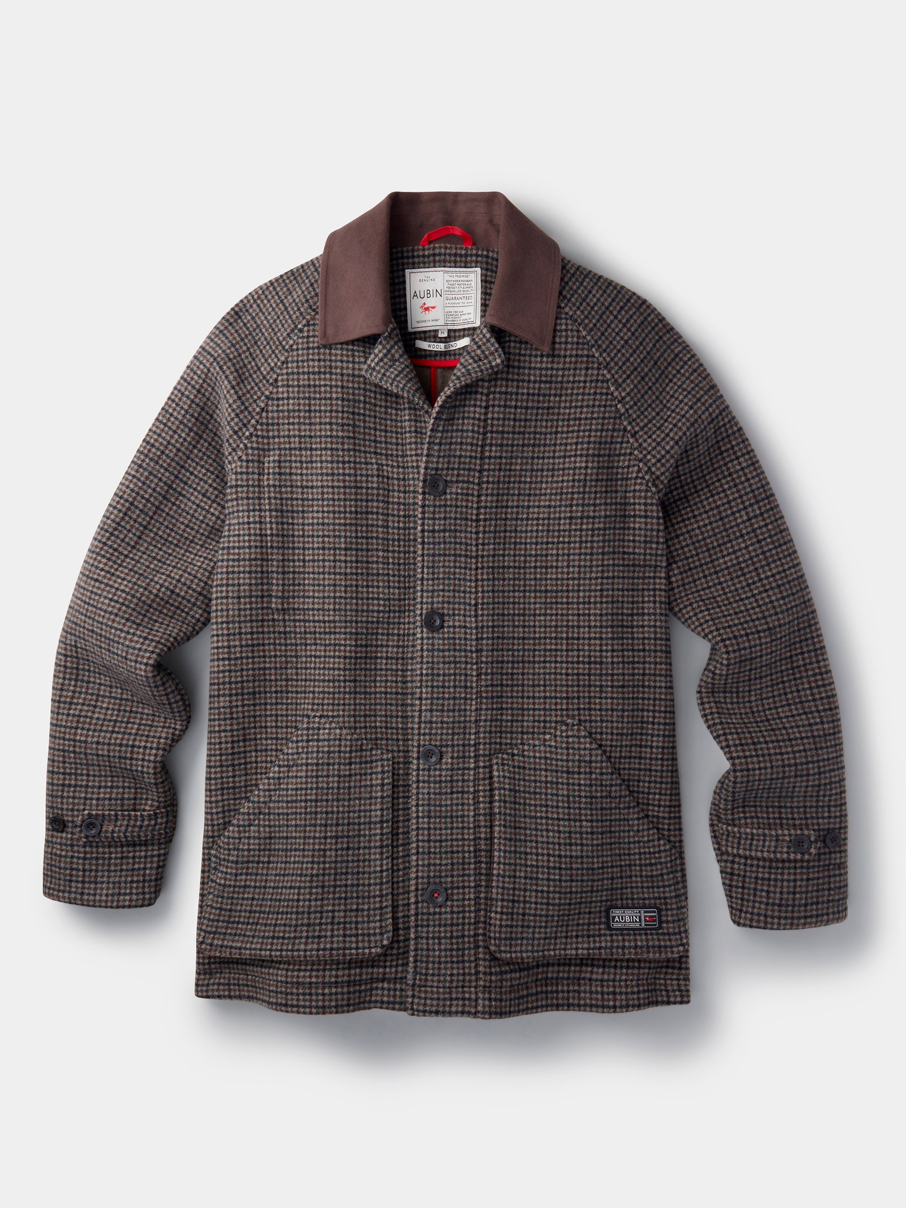 Buy Aubin Lockwood Wool Barn Brown Jacket from Next USA