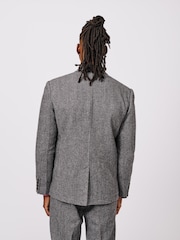Aubin Grey Mareham Wool Patch Pocket Suit Blazer - Imagen 2 de 9