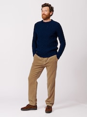 Aubin Aran Wool Jumper - Image 4 of 4