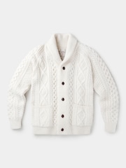 Aubin Natural Aran Cardigan - Imaginea 6 din 7