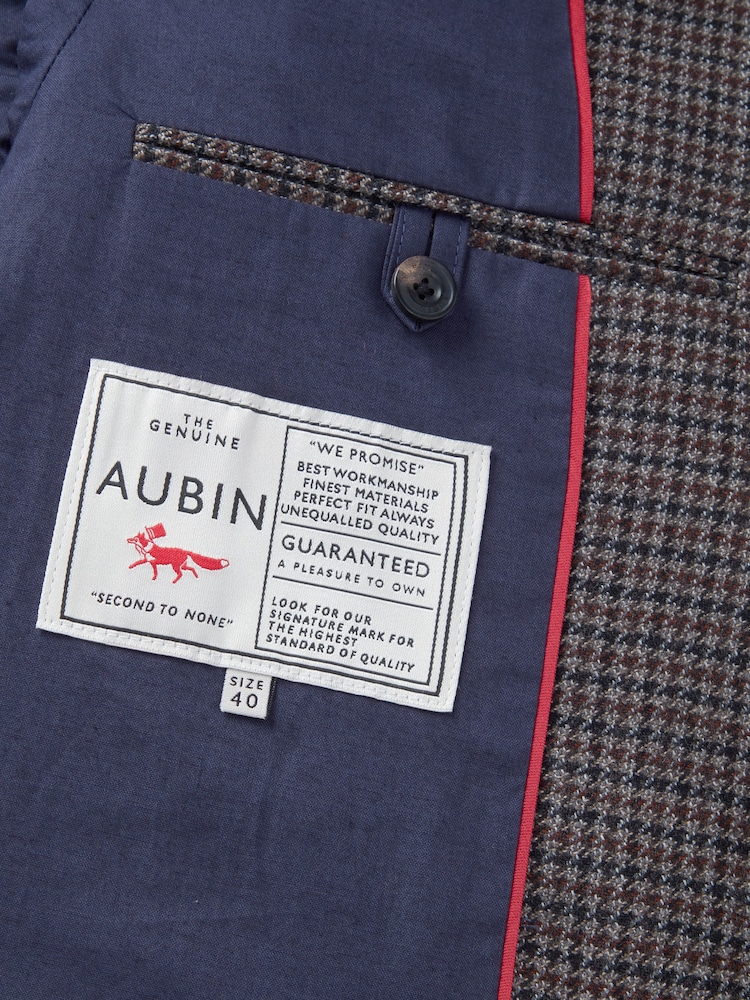 Aubin Pasmore Wool Suit Brown Blazer - Image 7 of 7
