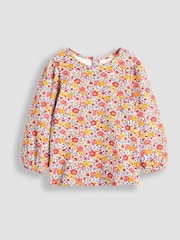 Oranžna - Jojo Maman Bébé Aplicirana obleka z naprsnikom & Top Set - Slika 4 iz 6