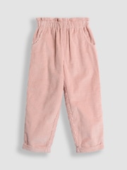 JoJo Maman Bébé Pink Chunky Cord Trousers - Image 1 of 3