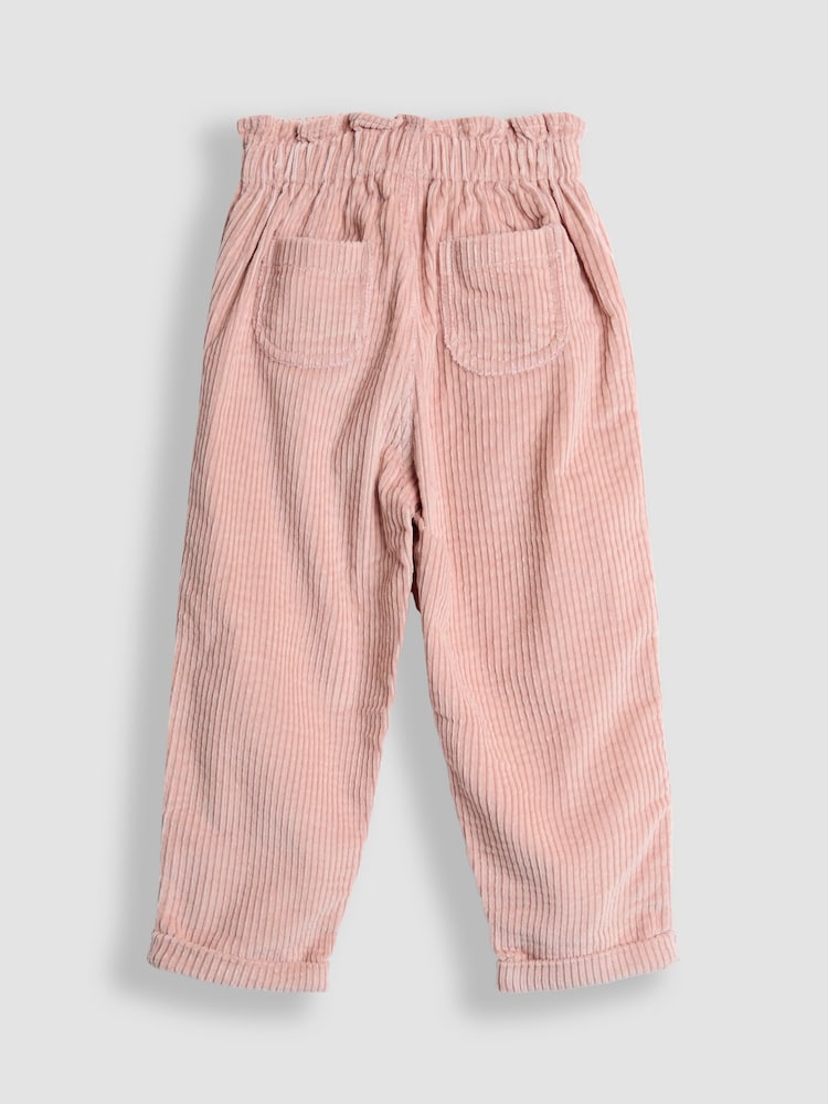 JoJo Maman Bébé Pink Chunky Cord Trousers - Image 2 of 3