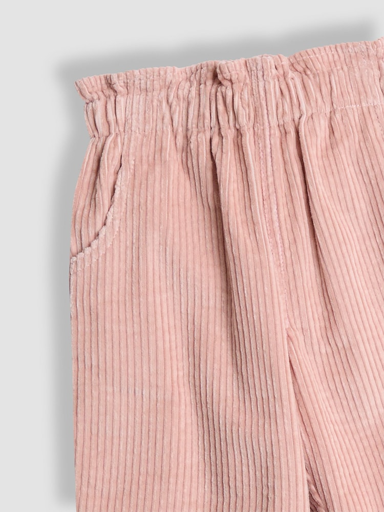 JoJo Maman Bébé Pink Chunky Cord Trousers - Image 3 of 3